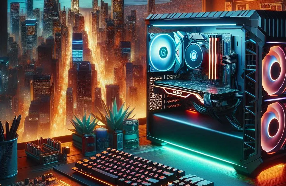 PC Gamer Ryzen 7 5700, RX 7600, 16GB RAM, SSD 240GB