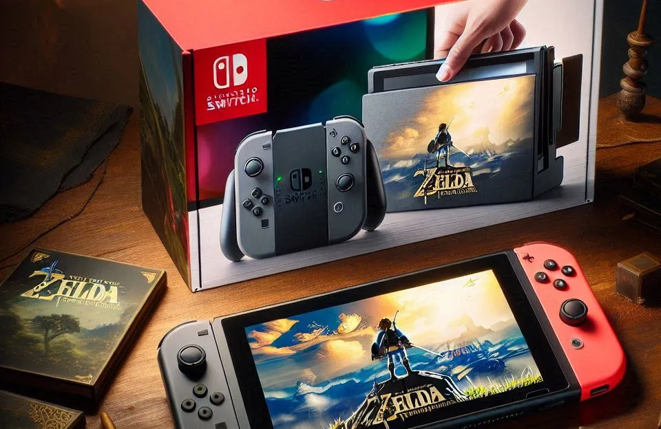 Console Nintendo Switch OLED - The Legend of Zelda: Tears of the Kingdom Edition
