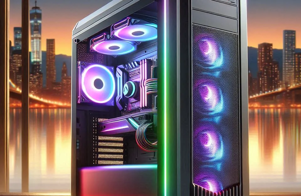 Gabinete Gamer Corsair 5000T, Mid Tower, LED RGB, ATX, Lateral em Vidro Temperado