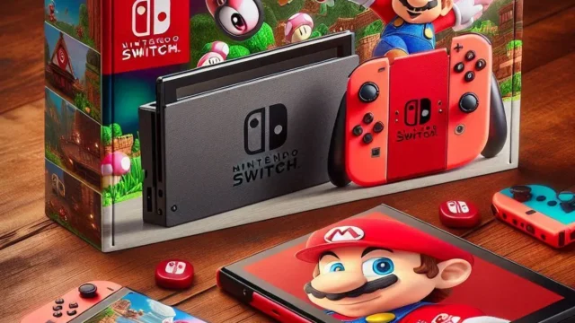 Console Nintendo Switch Oled Red Mario - Edição Especial