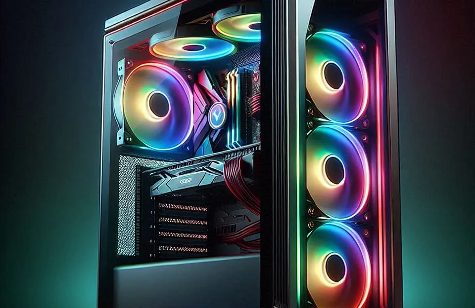 Gabinete Gamer Cougar Cratus RGB: Mid Tower com Lateral de Vidro e 3 Fans