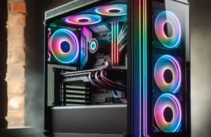 NZXT H9 Mid-Tower Gaming PC Case - Painéis de Vidro e Ventiladores RGB