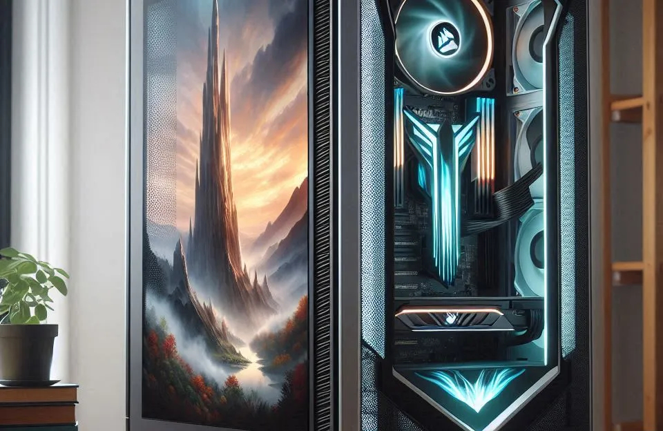 Gabinete Corsair Gamer 5000D AIRFLOW - Mid Tower, Lateral em Vidro Temperado