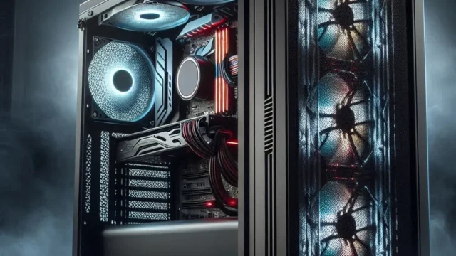 Gabinete ATX Mid Tower - 4000 Series 4000X RGB Black