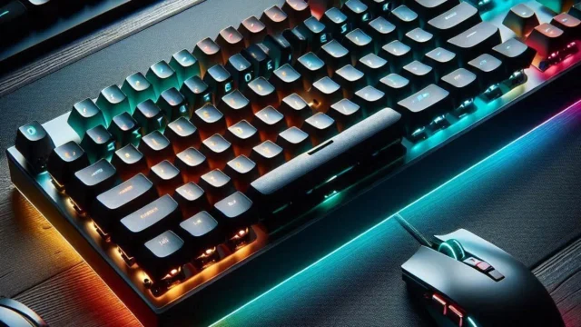 Teclado Mecânico 60% ANNE PRO 2 com Iluminação RGB e Teclas Programáveis