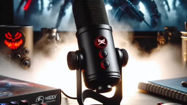 Microfone Gamer HyperX QuadCast S: Antivibração, LED RGB e USB