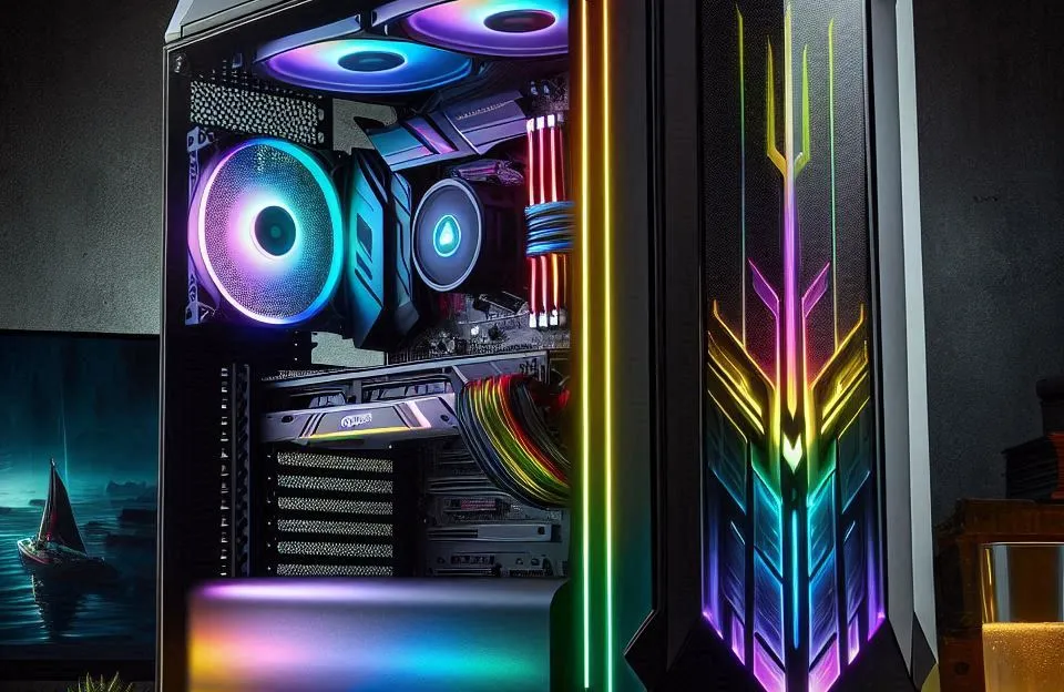 Gabinete Corsair Gamer 5000X RGB - Mid Tower, Vidro Temperado