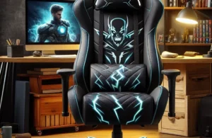 Moob Cadeira Gamer Reclinável Thunder com Almofadas para Lombar e Pescoço