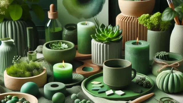 paleta de cores verde