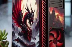 Gabinete Gamer Lian Li O11 Dynamic Mini Redragon Edition com USB 3.0 e 3.1