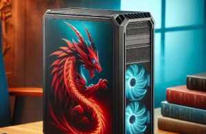 Gabinete Gamer Lian Li O11 Dynamic Mini Redragon Edition com USB 3.0 e 3.1 Tipo C