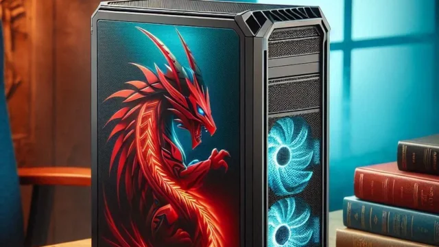 Gabinete Gamer Lian Li O11 Dynamic Mini Redragon Edition com USB 3.0 e 3.1 Tipo C