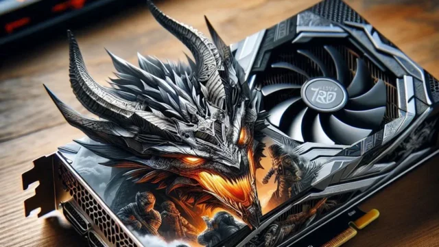 JIESHUO Placa Gráfica AMD RX 580 8GB para Desktop