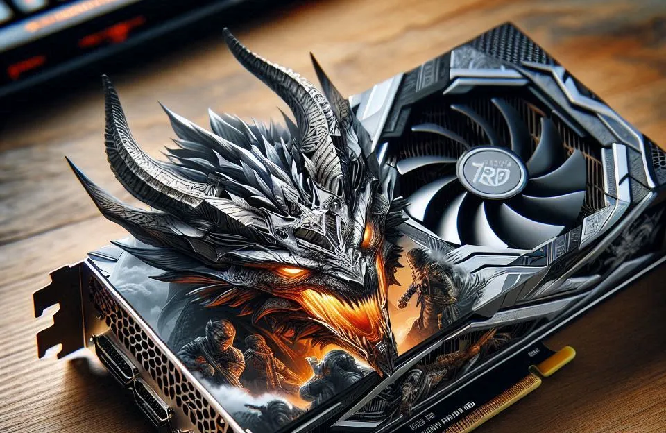 JIESHUO Placa Gráfica AMD RX 580 8GB para Desktop