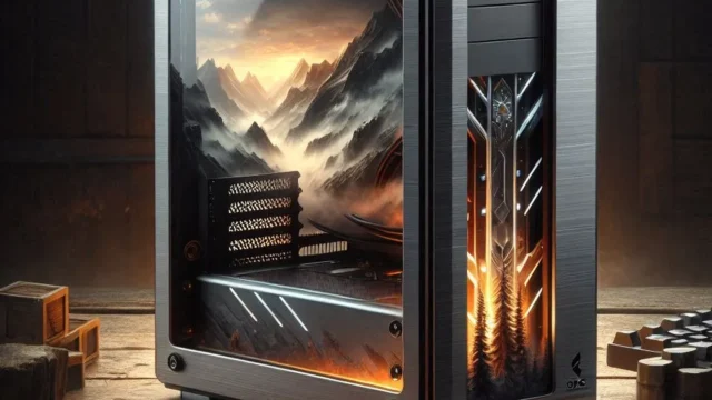 SGPC Capa Compacta ITX K66 Lite - Design em Aço com Painel de Vidro Temperado
