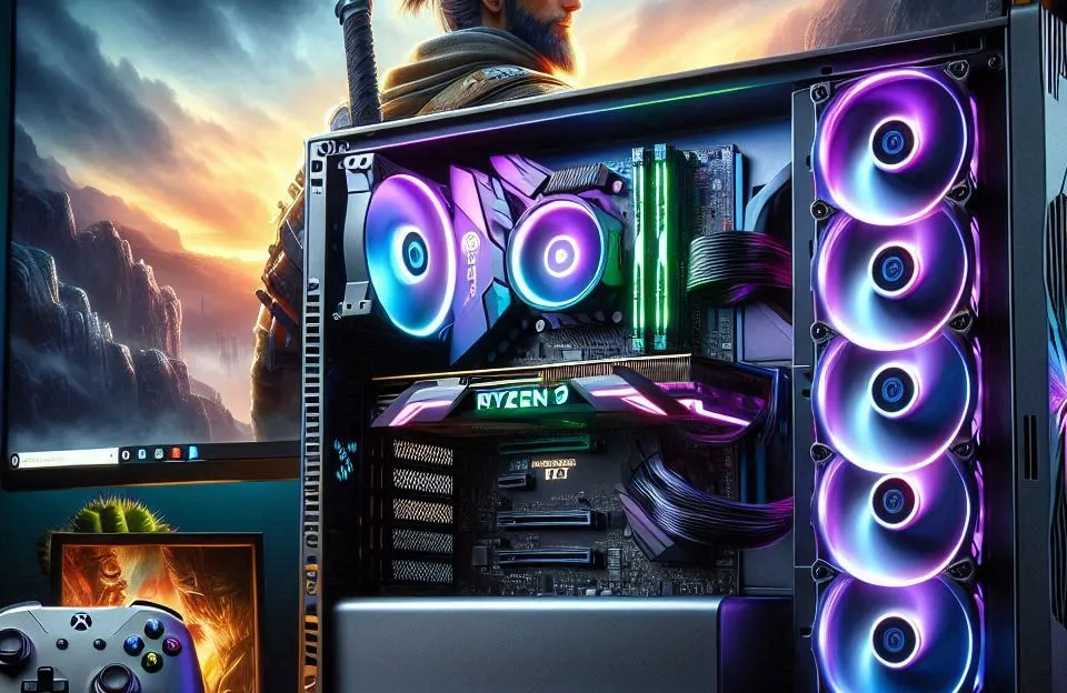 PC Gamer AMD Ryzen 9 7900X3D, RTX 4070, 128GB DDR5 e 2TB NVMe