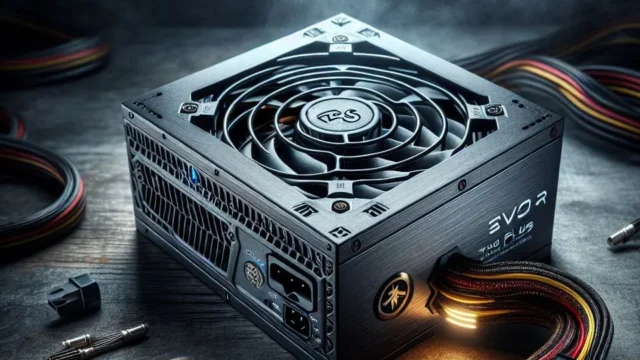 Fonte de Alimentação EVGA 700 W1 80 Plus, 700W com 3 Anos de Garantia