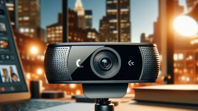 Logitech Webcam C920S HD Pro com Obturador de Privacidade – Câmera 1080p e Microfone Integrado