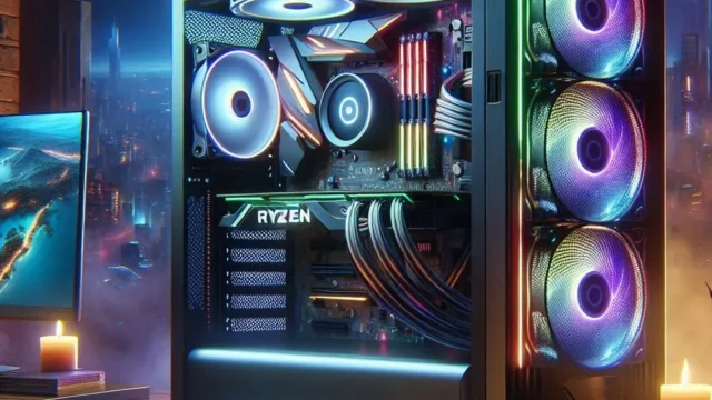 PC Gamer AMD Ryzen 9 7900X3D, RTX 3060, 32GB DDR5, 1TB SSD NVMe