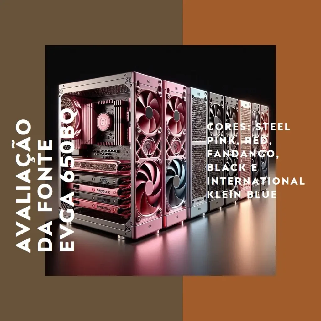 Fonte de Alimentação EVGA 650 BQ, 80 Plus Bronze 650W, Semi Modular