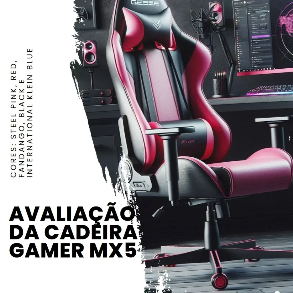 Cadeira Gamer MX5 Giratória Mymax: Conforto e Durabilidade para Longas Sessões