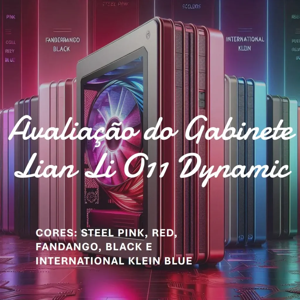 Gabinete Gamer Lian Li O11 Dynamic Mini Redragon Edition com USB 3.0 e 3.1