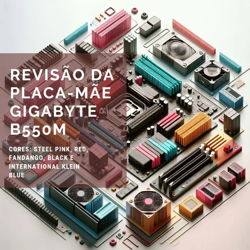 PLACA-MÃE GIGABYTE B550M, AM4: Potência e Confiabilidade