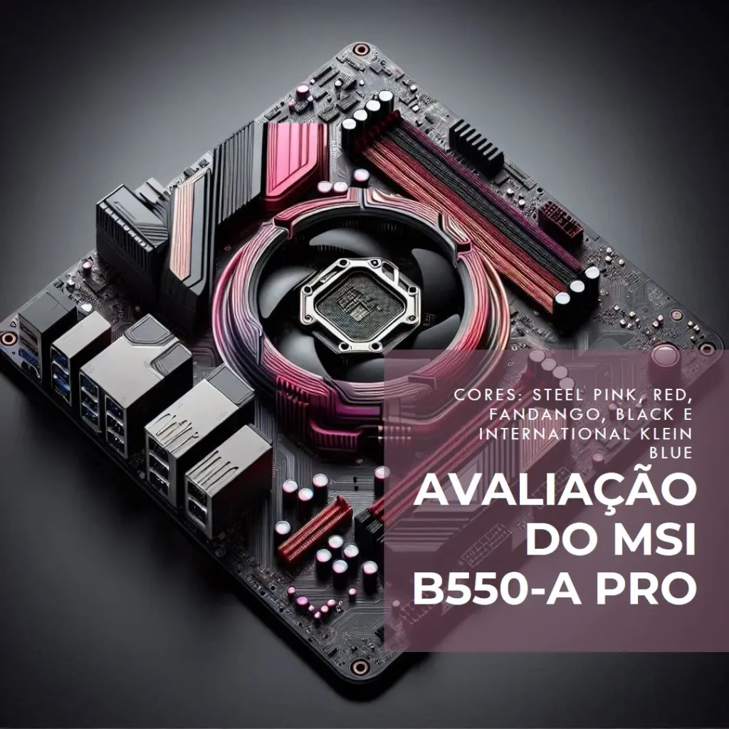 MSI Placa-mãe B550-A PRO ProSeries (AMD AM4, DDR4, PCIe 4.0, SATA 6Gb/s, M.2, USB 3.2 Gen 2, HDMI/DP, ATX)