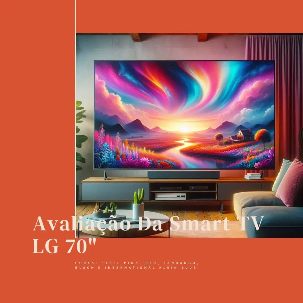 Smart TV 4K 70" LG UHD com Processador α5 e Alexa Integrada
