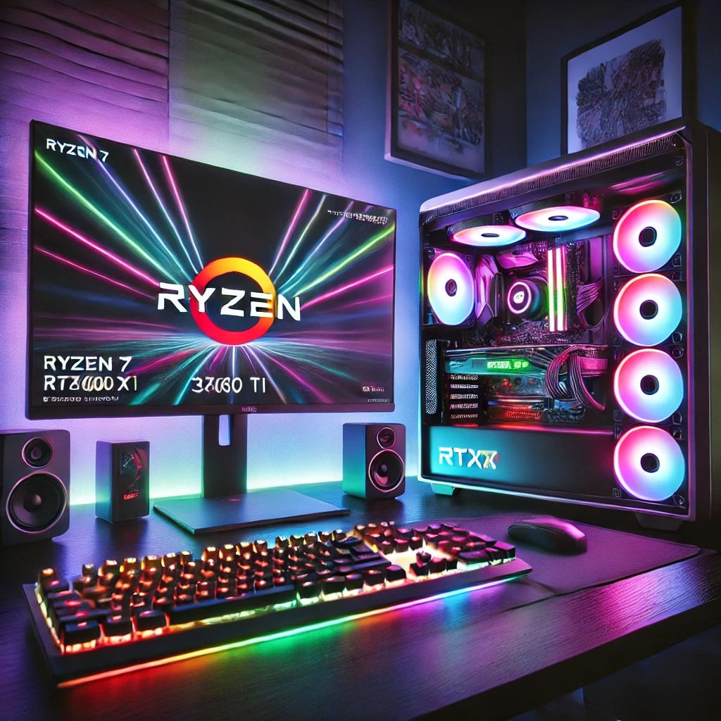 PC Gamer Ryzen 7 5700X, RTX 4060 Ti, 32GB DDR4, 1TB SSD
