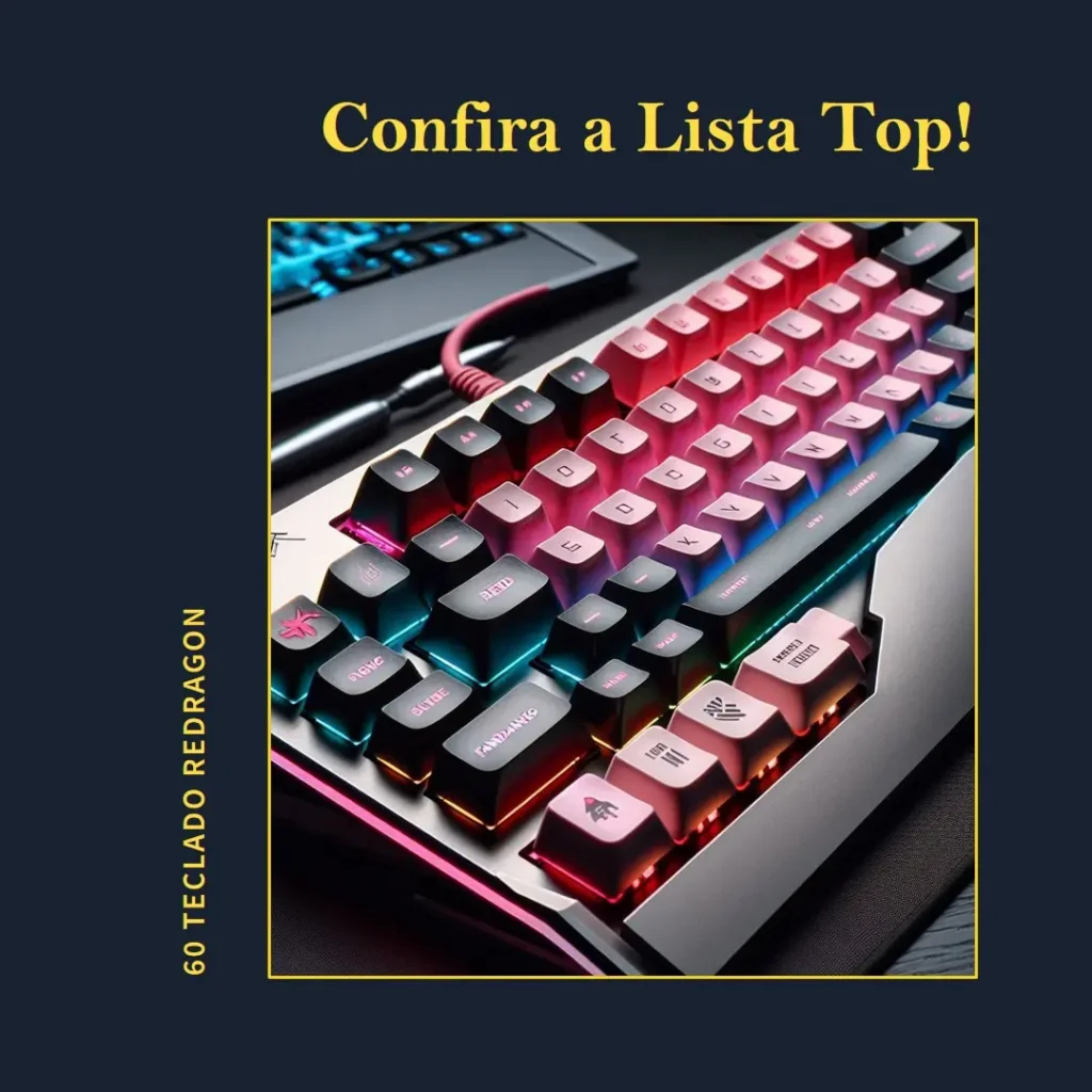 Lista de 5 Melhores: teclado 60 Redragon