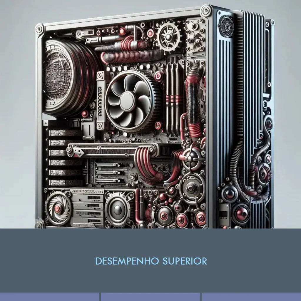 Computador Completo Intel Core i7 6ª Geração 16GB DDR4 SSD 1TB 24" Monitor LED