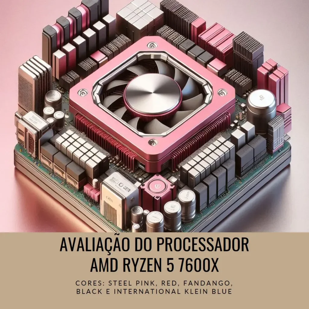 Processador AMD Ryzen 5 7600X Box: Desempenho e Eficiência em 6 Cores