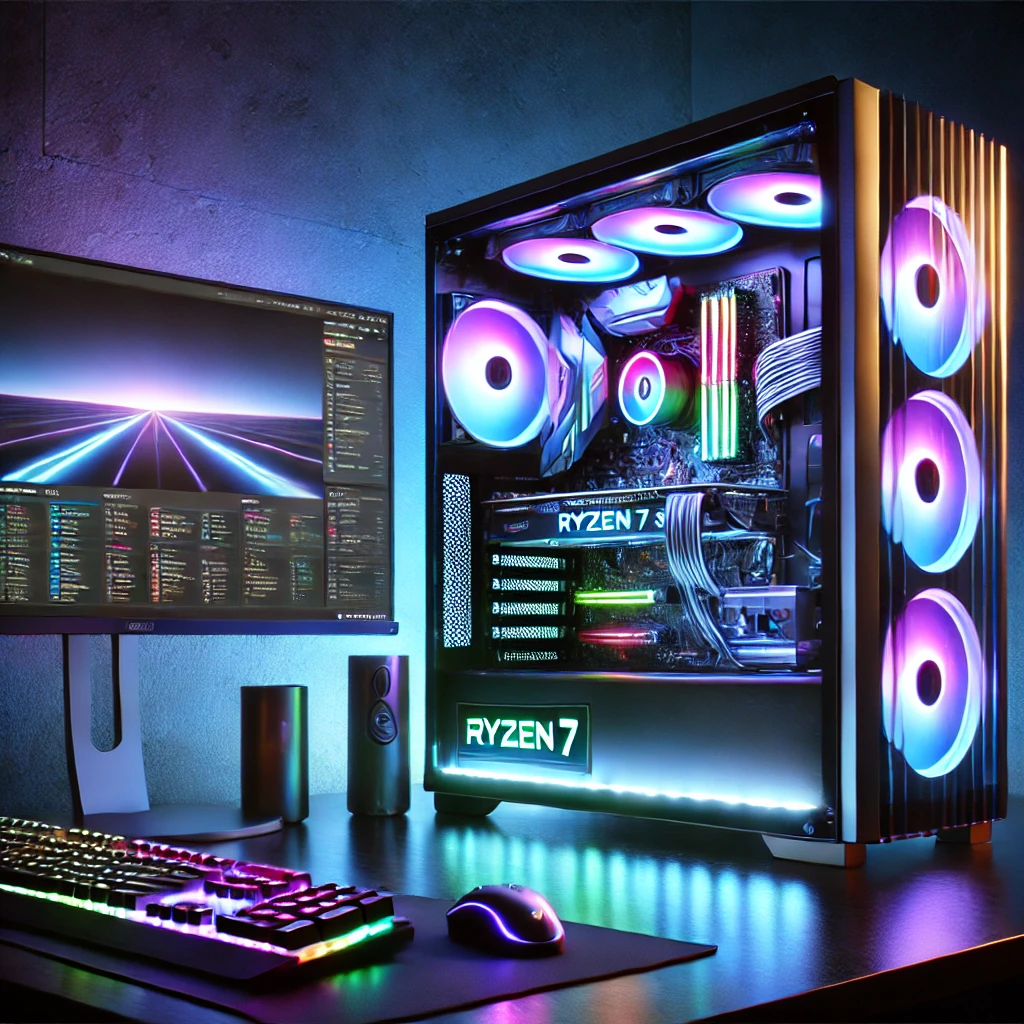 PC Gamer AMD Ryzen 7 5800X, RTX 3060, 16GB e 1TB HDD + 240GB SSD