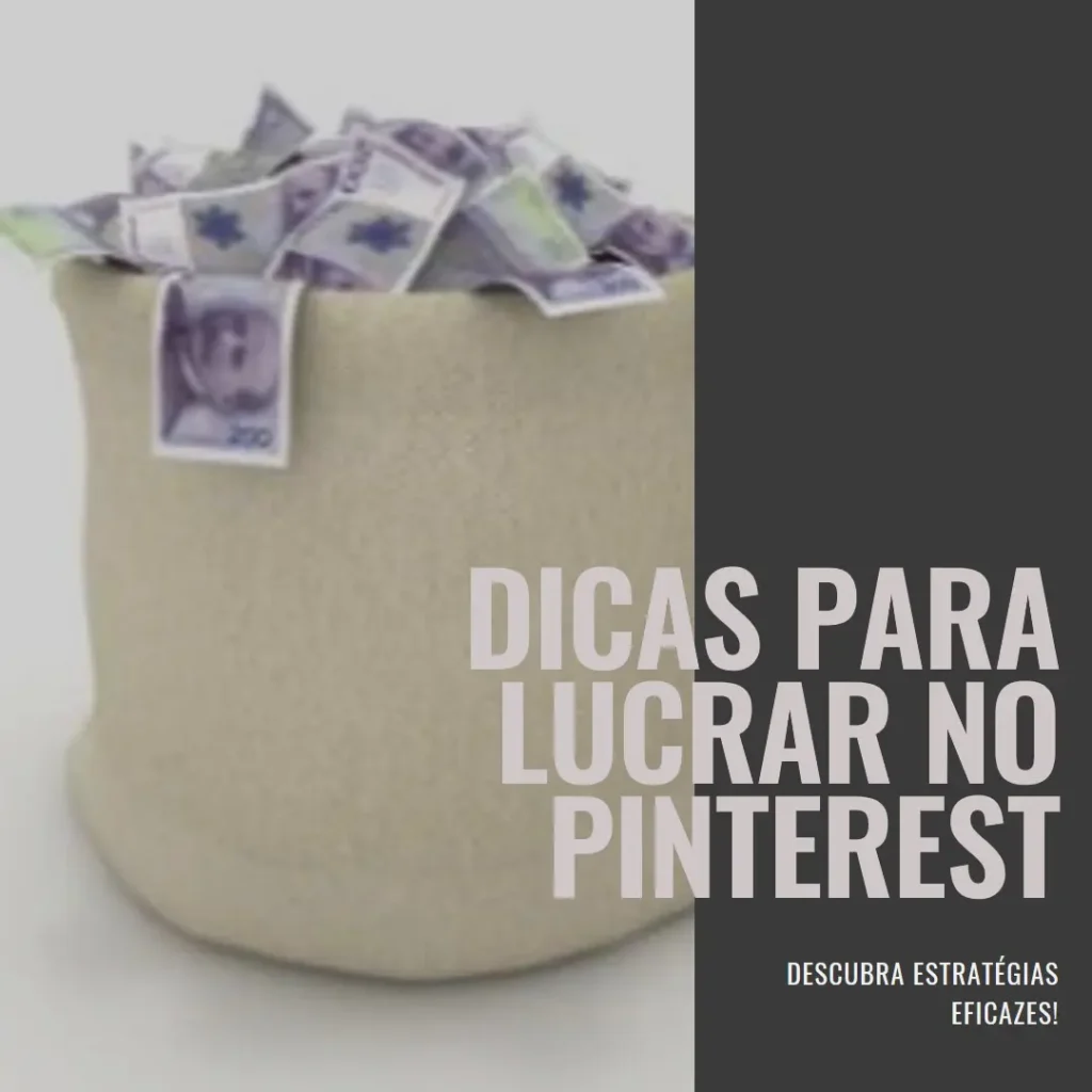 Como ganhar dinheiro com o Pinterest
