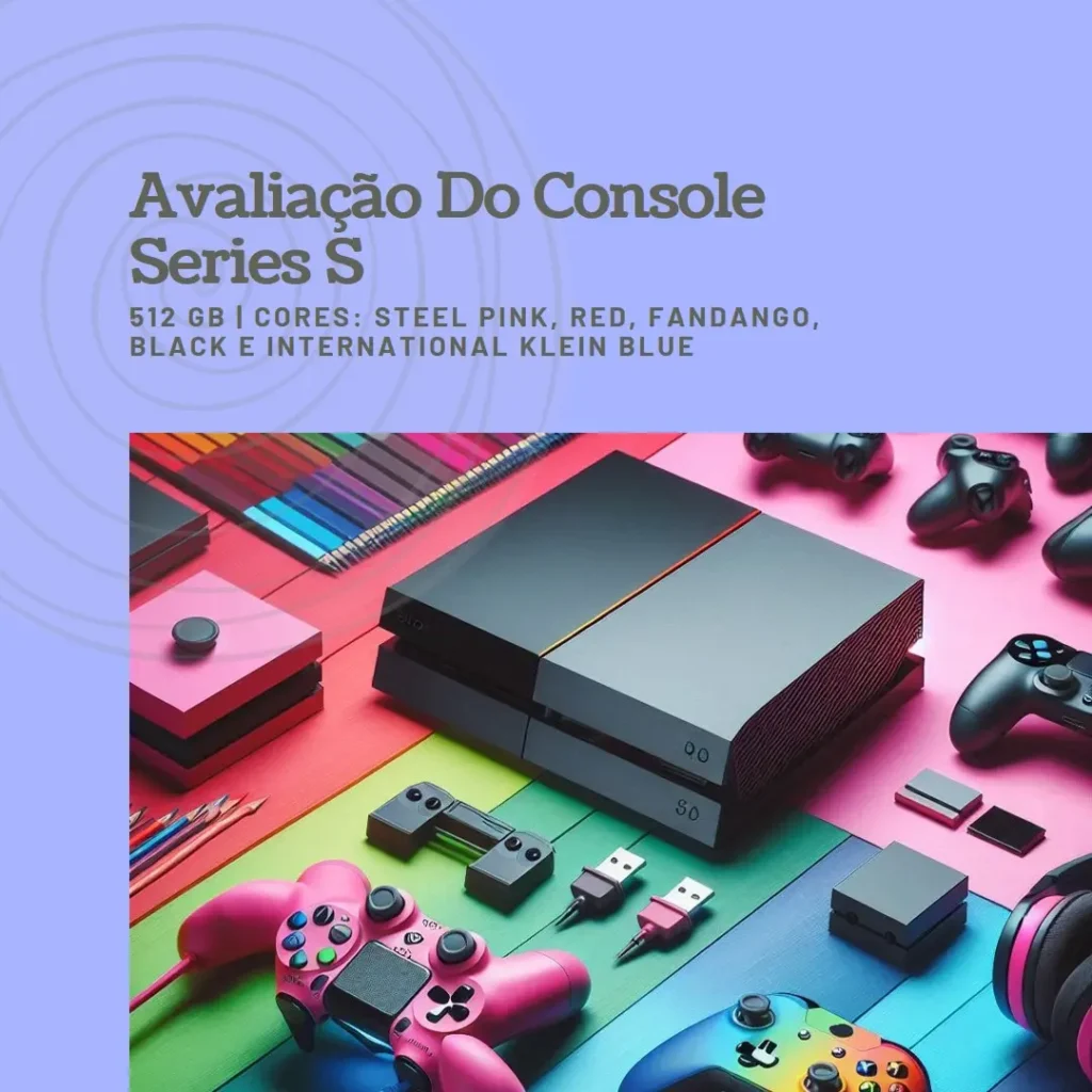 Console Series S 512GB com 1 Controle Branco e 1 Azul