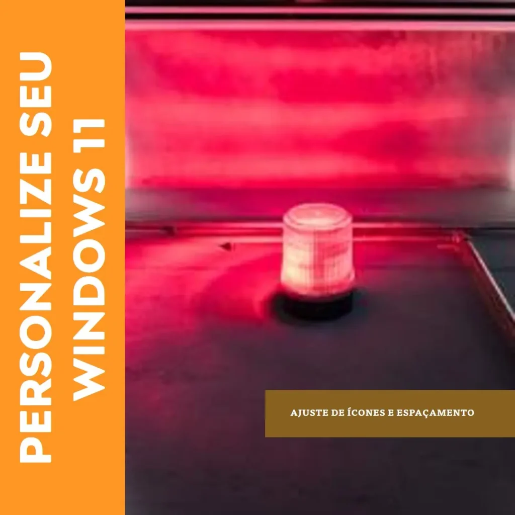 Como ajustar espaçamento de ícones no Windows 11 via registro