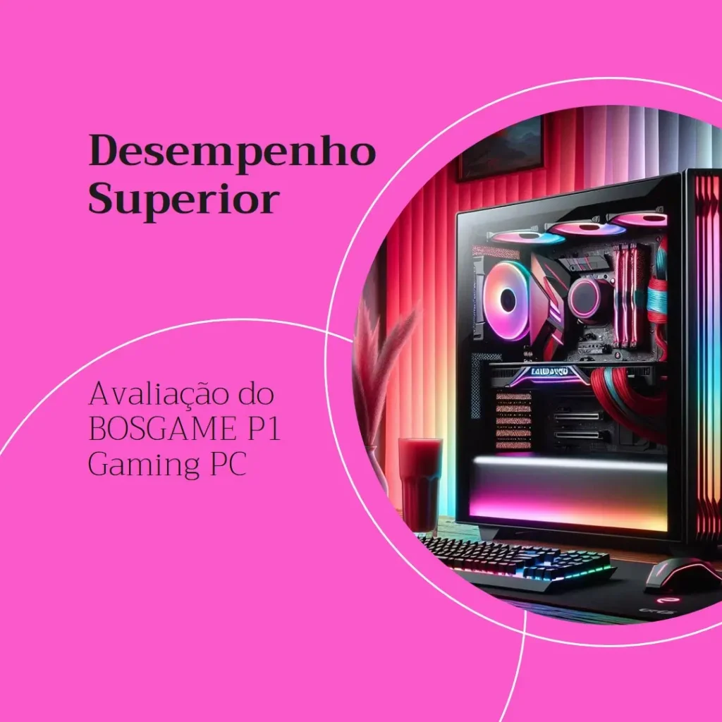 BOSGAME P1 Gaming Mini PC Ryzen 7 5700U: Compacto, Potente e Versátil
