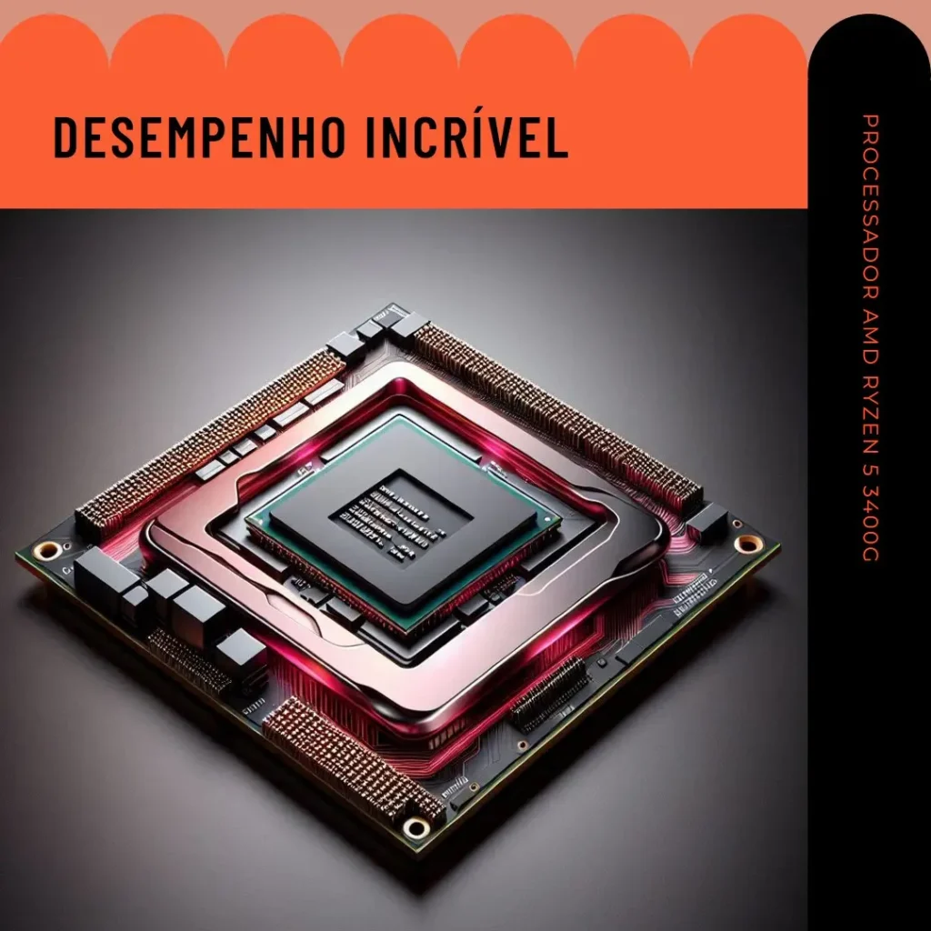 Processador AMD Ryzen 5 3400G Wraith Spire: Potência e Desempenho