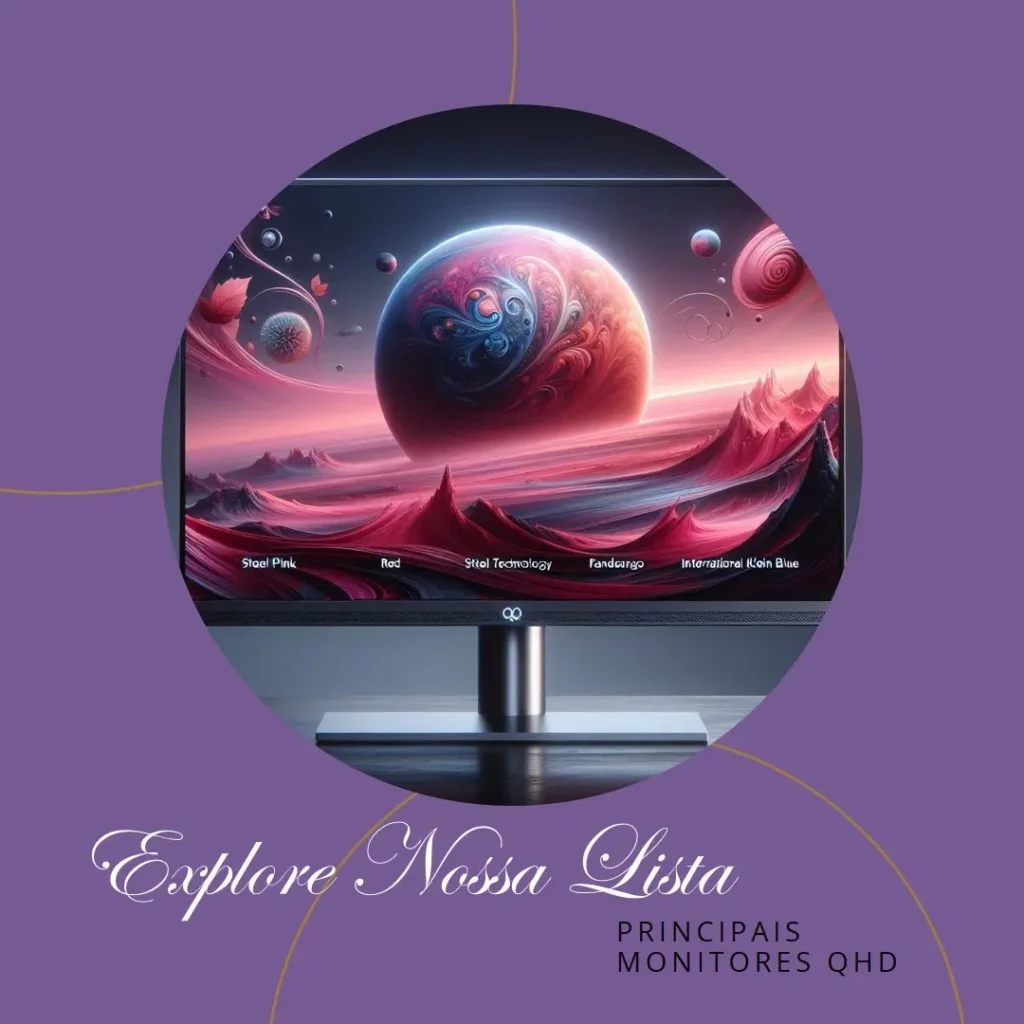 Principais Cinco Monitor qhd