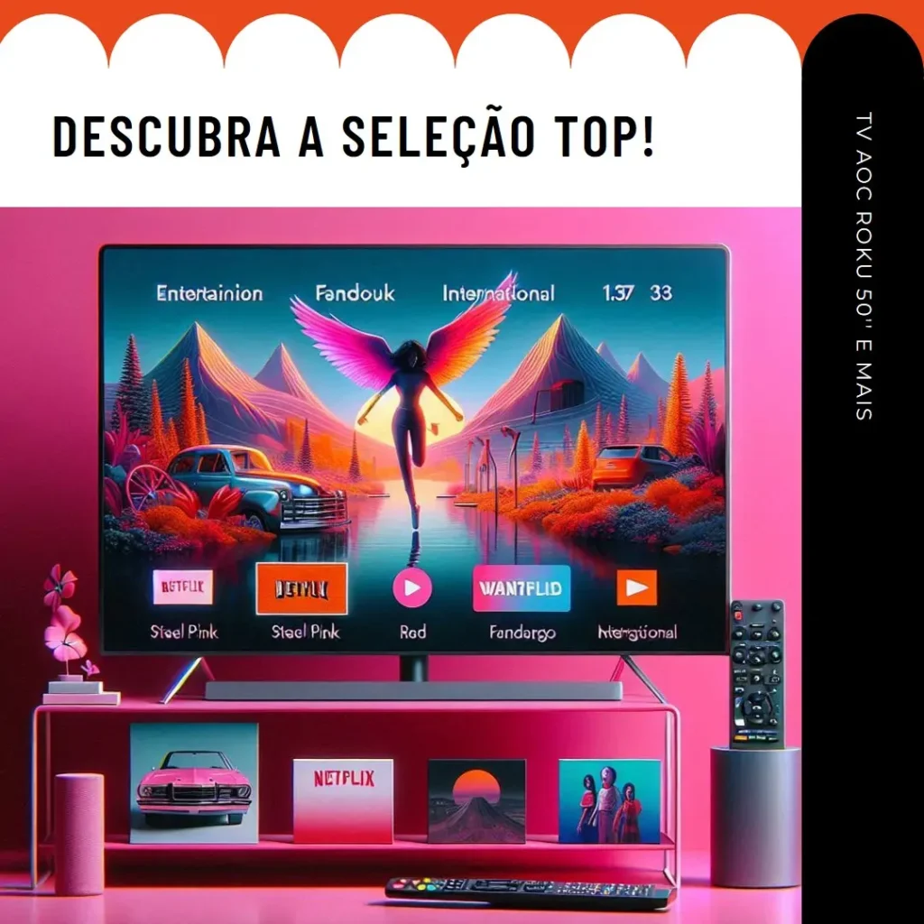 Principais Cinco TV AOC Roku 50 polegadas