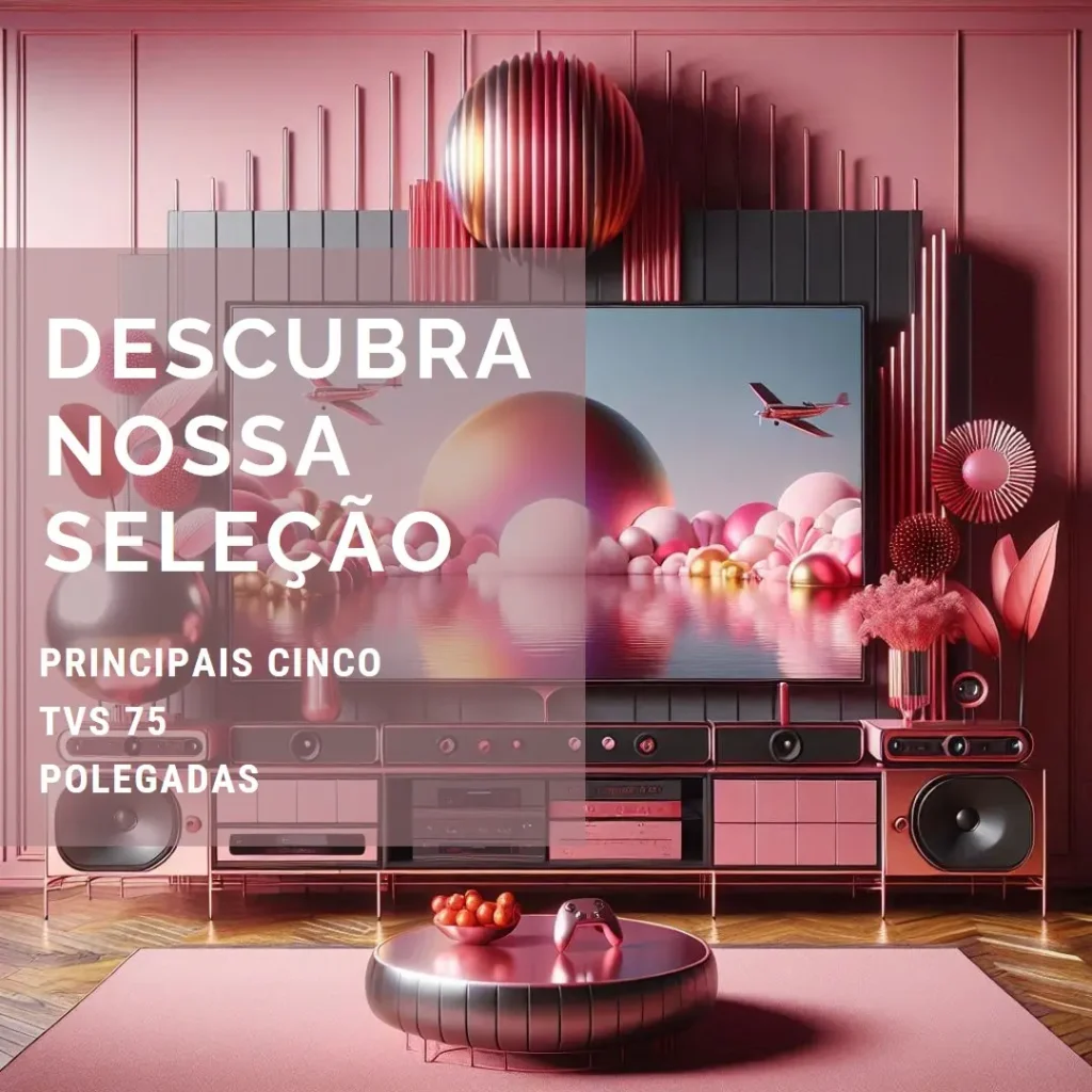 Principais Cinco televisao 75 polegadas