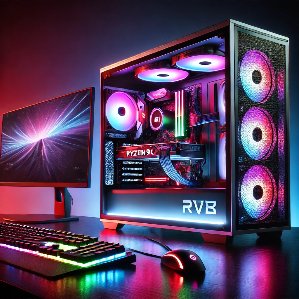 PC Gamer Ryzen 9 7900X, RTX 4070 Ti, 32GB DDR5, 2TB NVMe