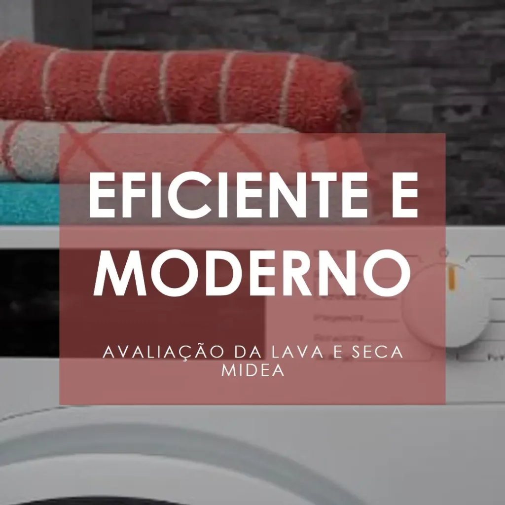 Lava e Seca 10,5kg Midea HealthGuard Conectada MF200D105WB