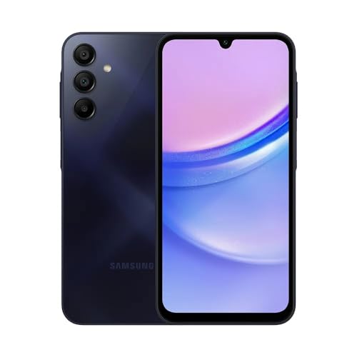 Celular Samsung Galaxy A15 256GB, 8GB RAM, Tela Infinita de 6.5" Azul Escuro