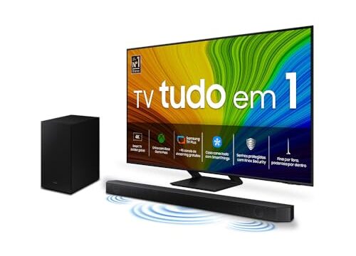 Combo Samsung Smart TV 65 polegadas QLED 4K 65Q70D 2024 + Soundbar HW-Q800D