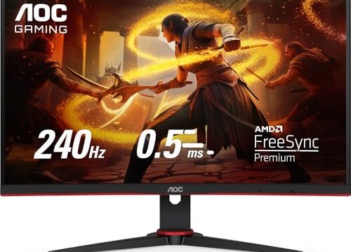 Monitor Gamer AOC LEGEND 27 240Hz 0,5ms, Preta/Vermelho, MEDIO, C27G2ZE