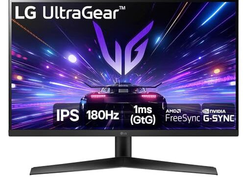 Monitor Gamer LG UltraGear 27” IPS, 180Hz, 1ms (GtG), NVIDIA® G-SYNC®, AMD FreeSync™, HDR10, sRGB 99% - 27GS60F-B