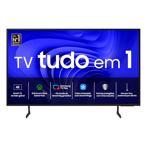Samsung Smart TV 60" UHD 4K 60DU7700 - Processador Crystal 4K, Gaming Hub