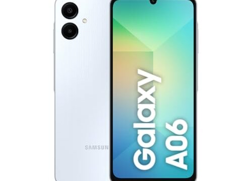Smartphone Samsung Galaxy A06 128GB, 4GB RAM, Processador Octa-Core, Bateria de 5000mAh, Tela Infinita de 6.7", Câmera Traseira Dupla, Dual Chip - Branco